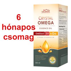  19. Regisztrcis csomag: 2 doboz Crystal Omega Essence Oil D3, Q10 300 ml