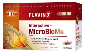 Flavin7 Interactive MicroBioMe HS kapszula, 3x120 db