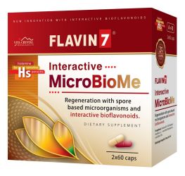 Flavin7 Interactive MicroBioMe HS kapszula, 2x60 db.